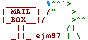ASCII mailbox gif